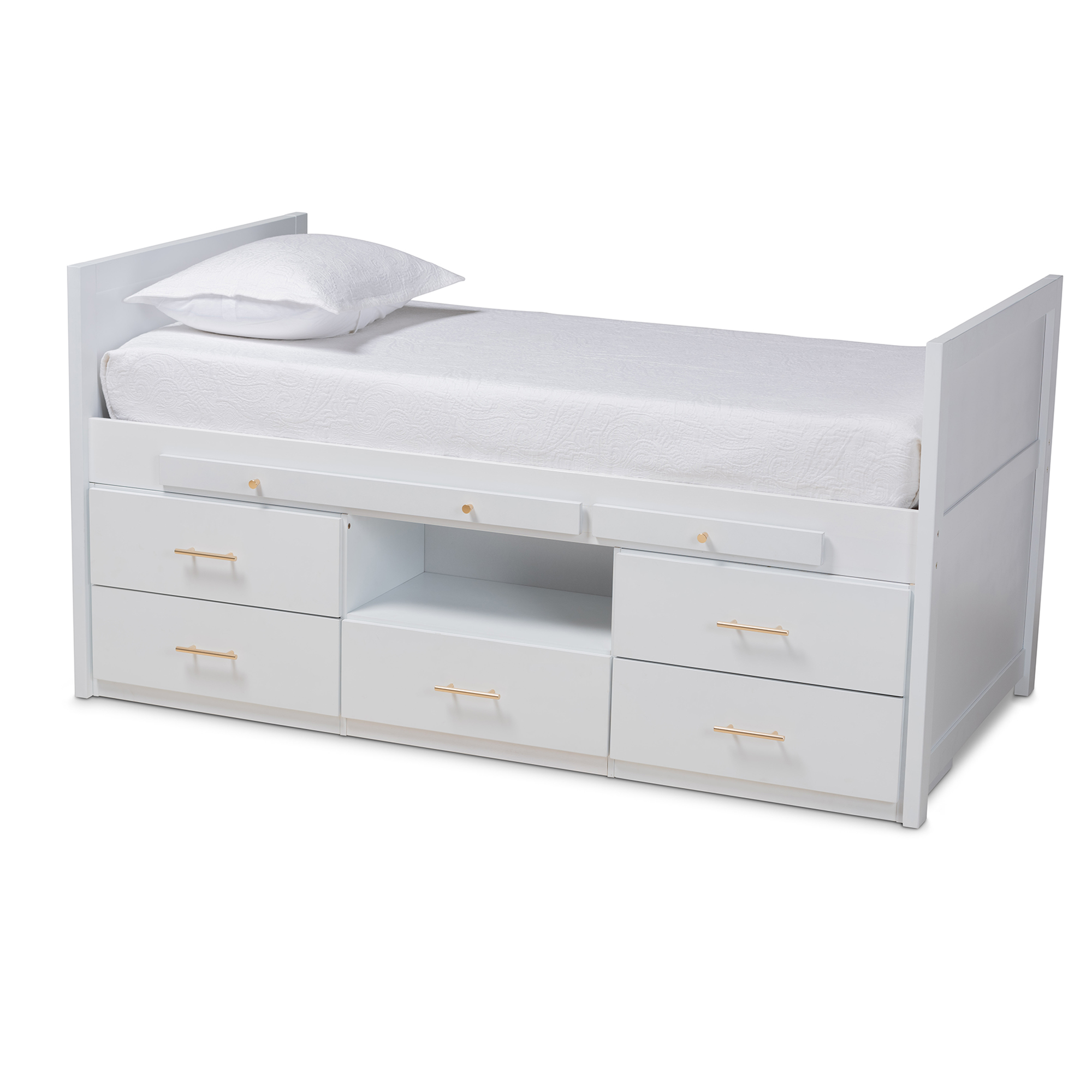 Twin size deals bed with drawers